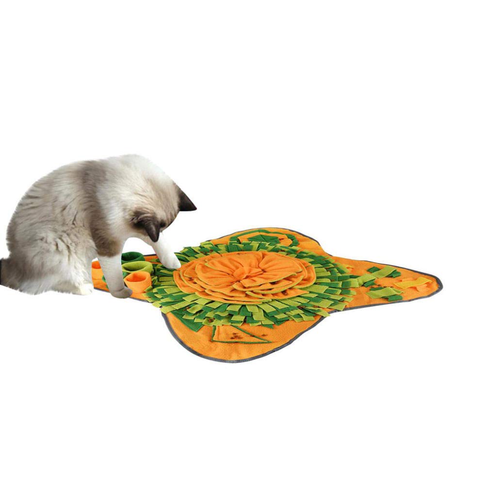 Trainingspads Für Hunde Pet Toys Hundebetten Matsround Pet Sniffing Pad Waschbare Trainingsdecke Fütterungsmatte Piecing Dog Toys 1St