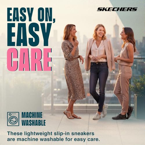Image of Skechers Women's Breathe-Easy Roll-With-Me | Modern Comfort Casual, Slip-ins, Relaxed Fit, Air-Cooled Memory Foam, Machine Washable, Vegan