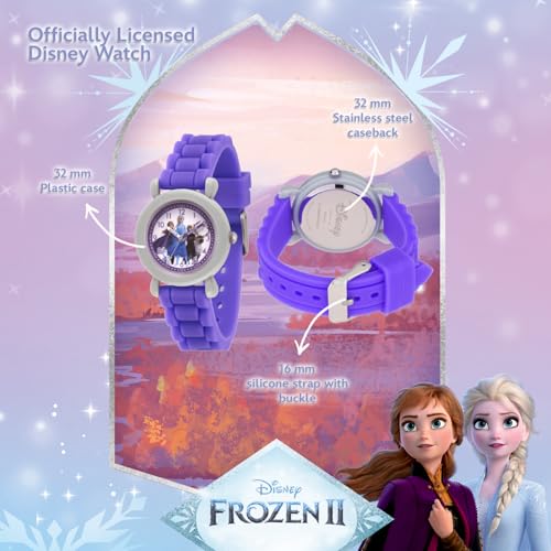 Disney Frozen Kids' Plastic Time Teacher Analog Quartz Silicone Strap Watch3