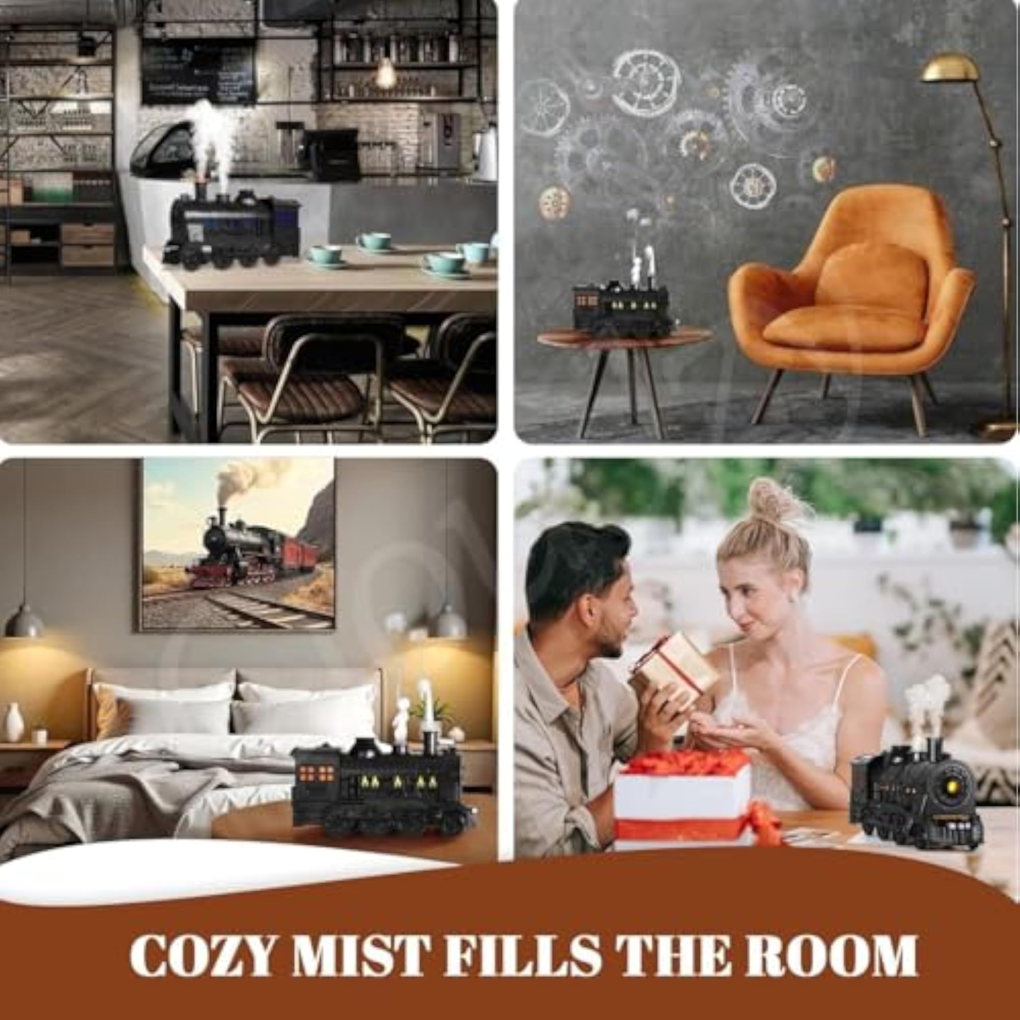 Dual Mist Aromatherapy Humidifier with Remote Control
