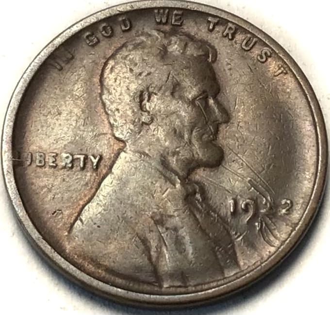 1922 D Lincoln Wheat Cent Penny Seller Fine
