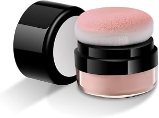 Loose Powder Blush Air Cushion Blush Natural Blusher Bright Shimmer Face Blush for Cheek Highly Pigmented Blush Makeup Easy to Blend Makeup Blushin, All Day Wear(04#)