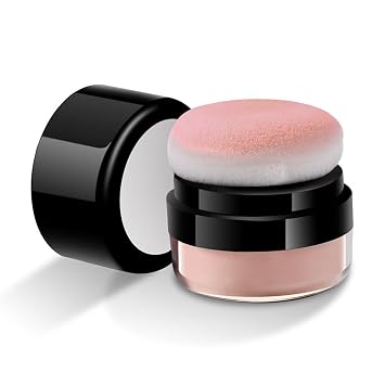 Loose Powder Blush Air Cushion Natural Blusher Bright Shimmer Face Blush for Cheek Highly Pigmented blush Makeup Easy to Blend Makeup Blushin, All Day Wear04#