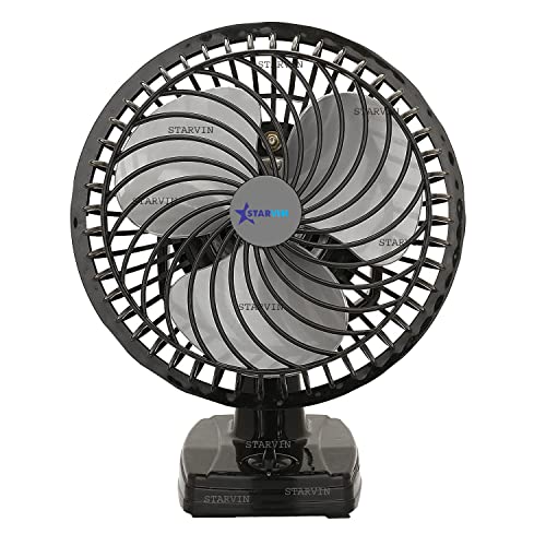 Image of Starvin 9 Inch Wall Mounted Fan | High Speed Cooling Fan with Wide Air Throw | Powerful Air Delivery, Adjustable Tilt, Low Noise for Home, Kitchen, Shop & Restaurant | Black