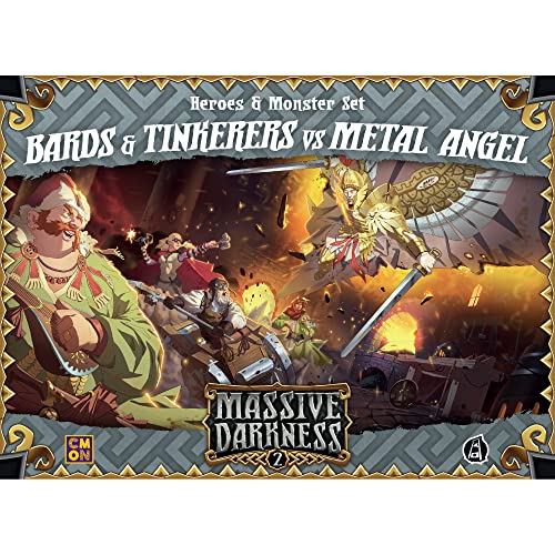 Massive Darkness 2 Bards and Tinkerers Vs. Metal Angel Expansion miniatura 2