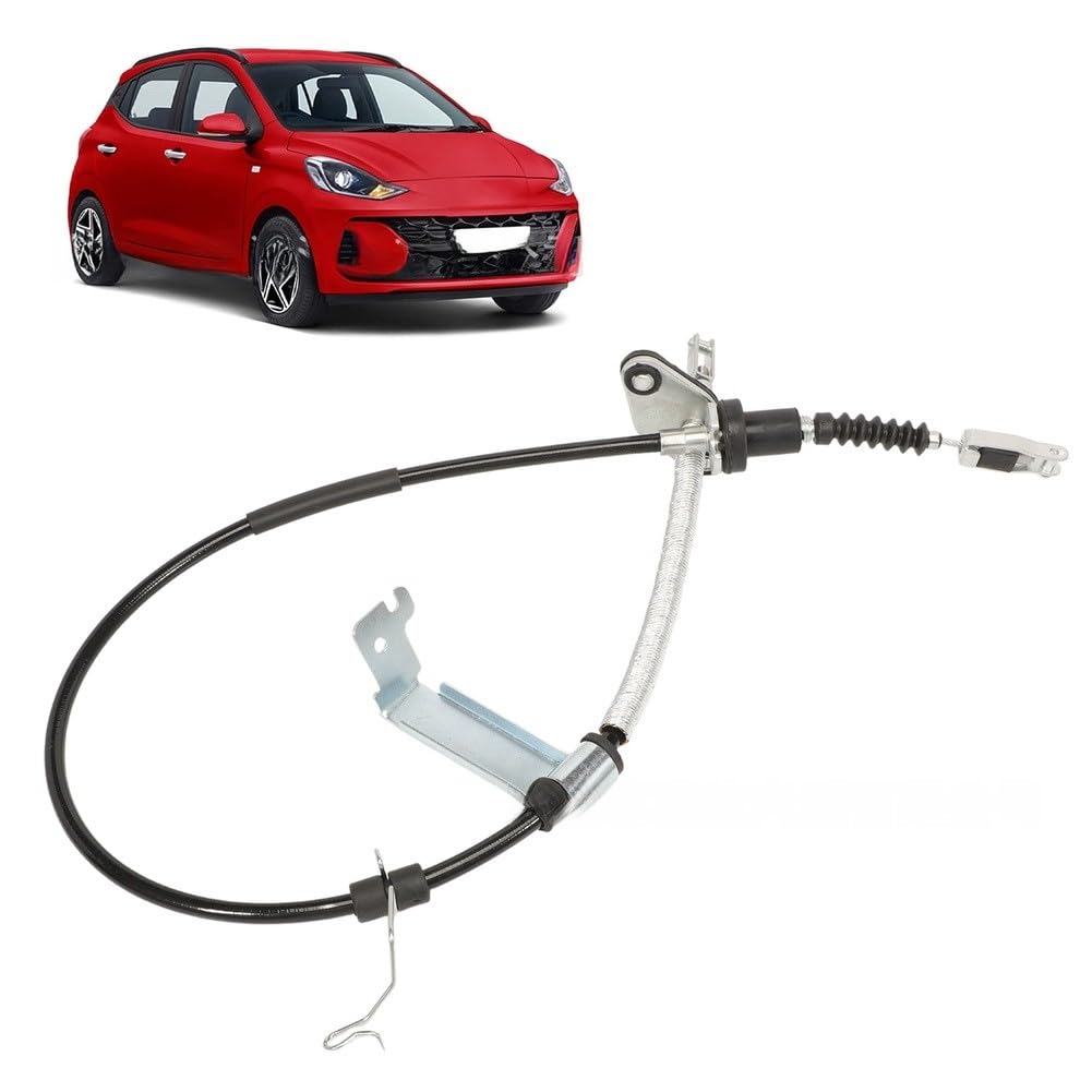 Câble d'embrayage pour Hyundai i10 1.0 et 1.2 essence 2007-2017 en alliage d'acier OEM 415100X911