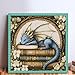 KYOQFVN Dragon Stamped Cross Stitch Kits for Adults - 11 CT Embroidery Kits for Beginners Adults, DIY Patterns Dimensions Counted Cross-Stitch Kits for Adults Arts Craft 14x14 inch