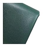 ソフトレザー 合皮 生地 ソフトレザー レザー 革 フェイクレザー 生地 ビニールレザー 良く伸びるシールタイプ 柔らかめ 耐久 DIY 椅子 張り替え ソファー 家具 車の座席 -ダークグリーン 1.6x2m
