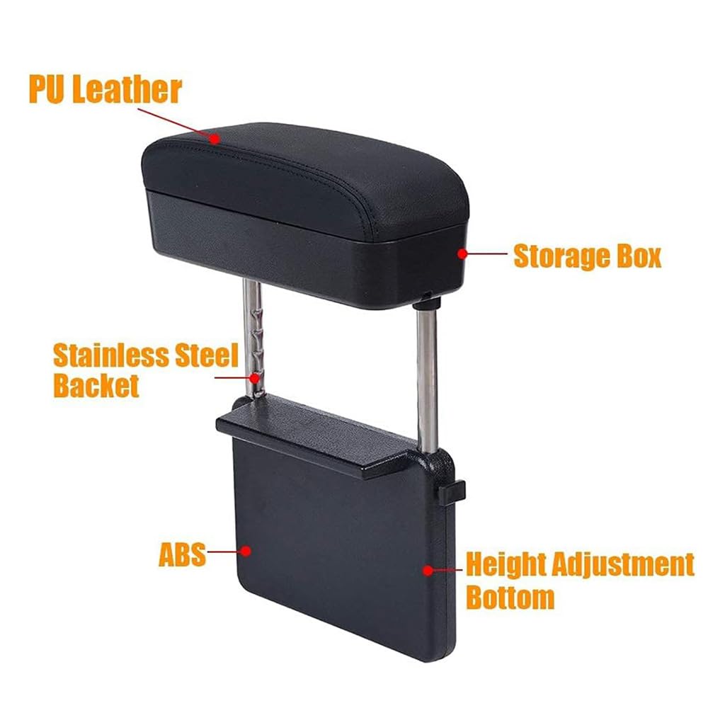 Boîte De Rangement Pour Accoudoir Central De Voiture, Support De