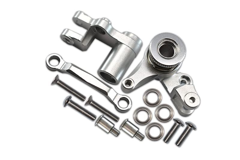 Kit De Direction En Aluminium Avec Roulements Et Vis Inox – Pour Traxxas XO-01 Supercar 1/7 – Couleur Bleue – GPM Upgrade