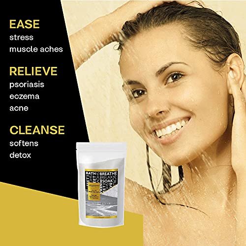 Dead Sea Salt - Mineral Spa Bath Salts - 5 LB Fine Grain Large Bulk Resealable Pack (Packaging May Vary) - 100% Pure & Natural - Used for Body wash Scrub - Soak for Women & Men for Skin Issues - Thumbnail 3