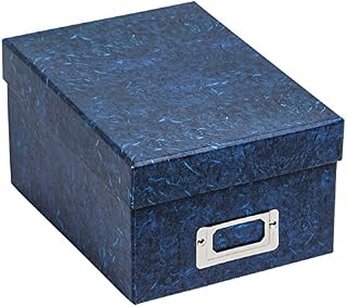The Photo Album Company - Photo Storage Box Holds 700 Photographs Blue 4x6 (10x15cm) ALBOX700BLUE