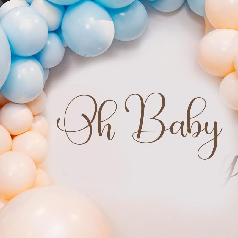 Oh Baby Wall Decal - Adhesivo decorativo para pared