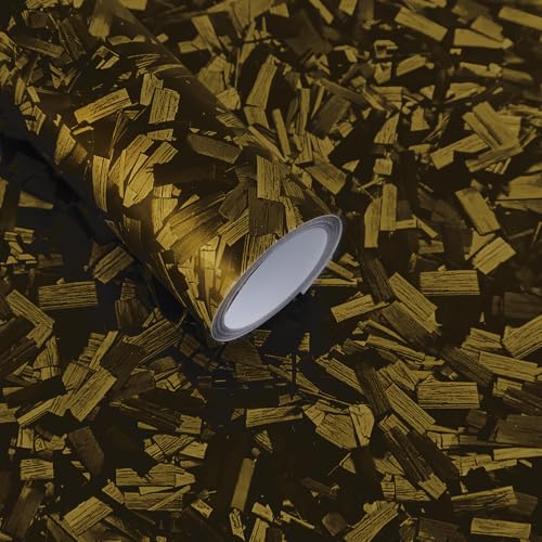 Image of Lypumso Forged Carbon Fiber Vinyl Wrap, Matte Yellow Vinyl Film Roll with Bubble Free Air Release Technology, Premium Self Adhesive Automotive DIY Sticker for Car Interior Exterior (1ft x 5ft)