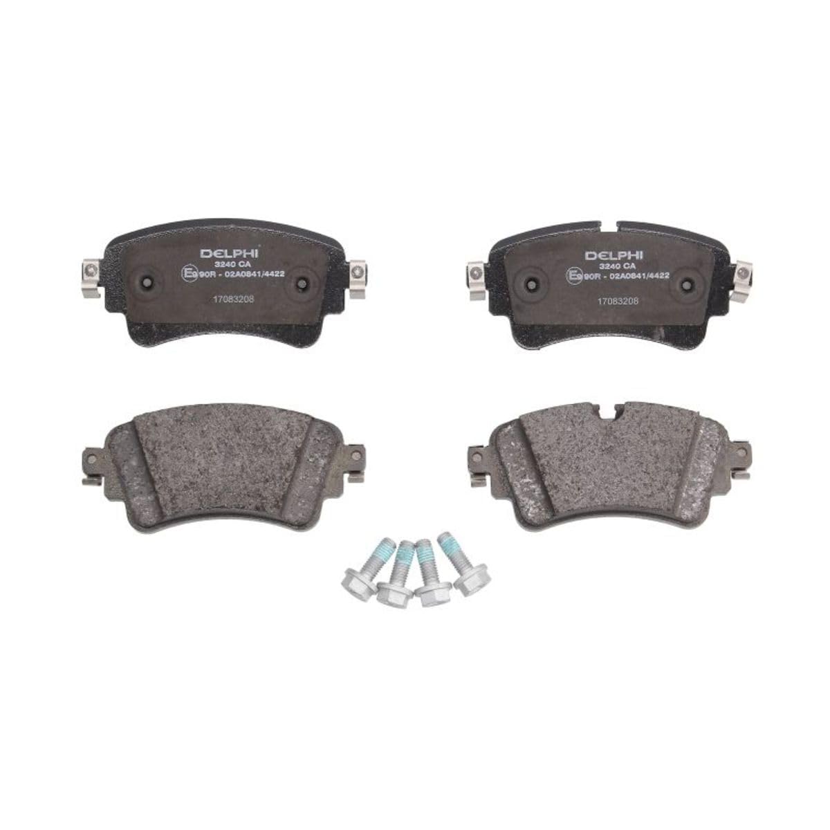 Delphi Fren Balatası Arka Audi A4 1.4/2.0/3.0 15-19, A4 Avant 1.4/2.0/3.0 16-19, A5 Sportback 1.4/2.0/3.0 17, A6 40/50 18, A8 45/55 17, VW Touareg 3.0 17 LP3240