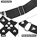 QfwdfcTrenz 2pcs Garter Belts For Women Garters For Thigh Highs Leather Harness Women Lingerie Black Garter Belt Adjustable Elastice Body Chain Accessories Jewelry for Valentine's Day