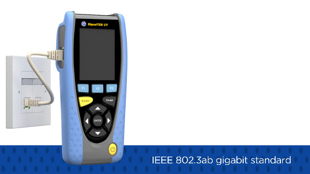 Image of TREND Networks | R156006 | SignalTEK CT with Touchscreen | Network Transmission & Ethernet Tester Kit | Troubleshoot Data Cabling & Network Issues | Built-in PDF Reporting