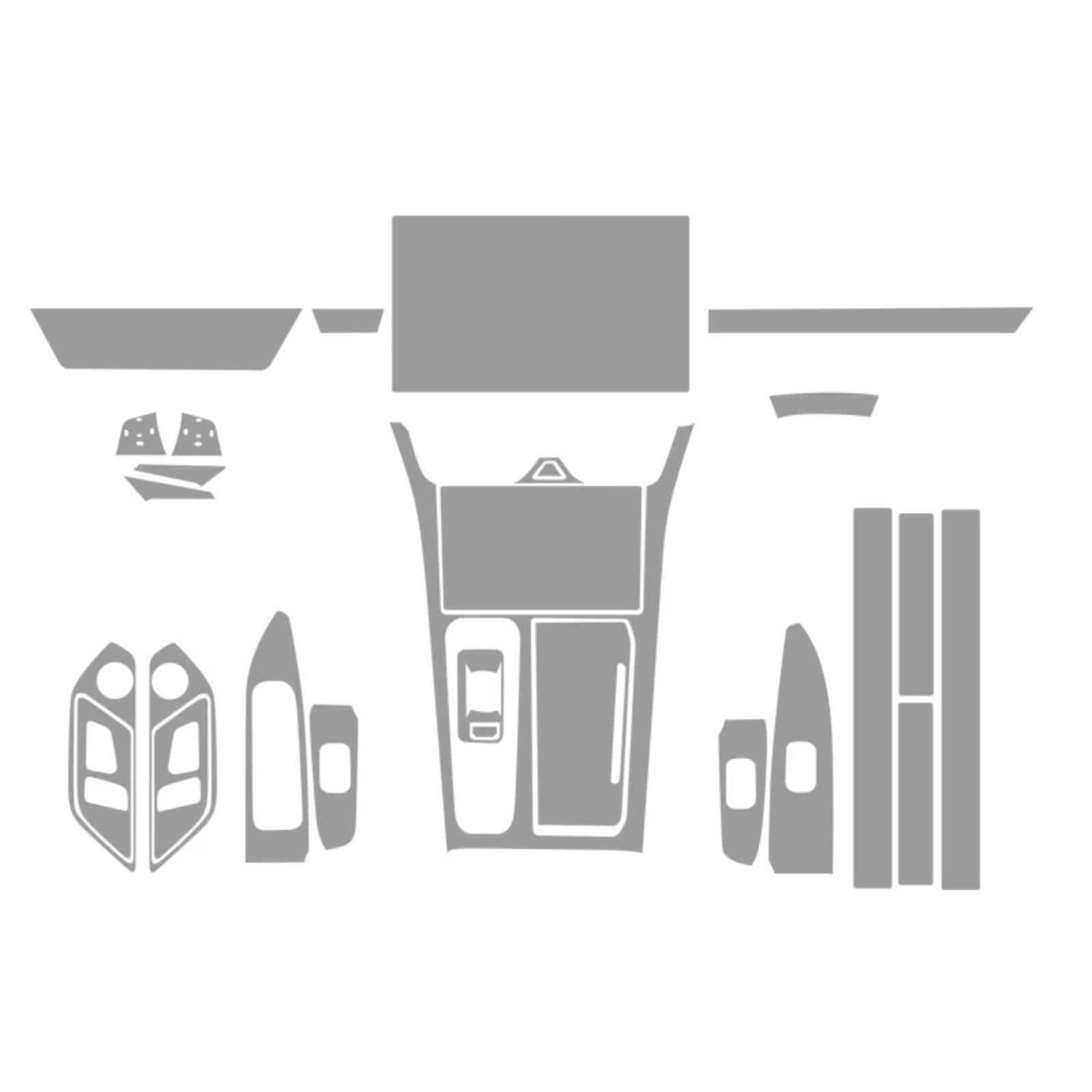 Film TPU GWM WEY Café 01 protection console et navigation - 7