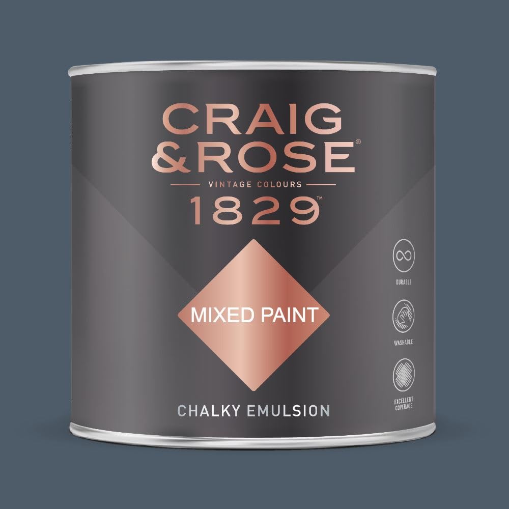 Paint Stop CRAIG & ROSE 1829 CHALKY EMULSION PAYNES GREY 750ML