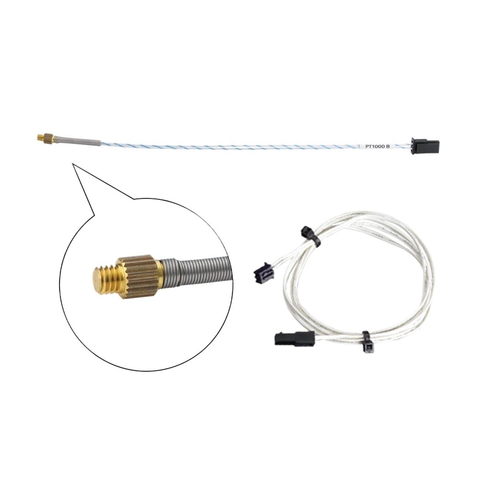 Zestaw grzejnika ceramicznego V2 HeatBlock K500 termopara M4 104GT-2 100K 3950 PT1000 dla HOTEND V2.0(K500 M4)