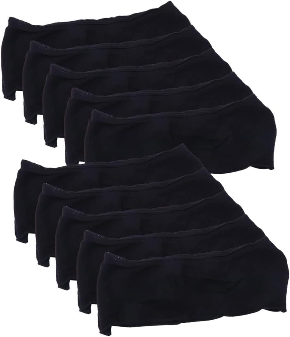 10Pcs Disposable Mesh Underpants for Maternal Knickers Comfortable Briefs for Postpartum Use Women’s Spa Nursing Accessories Black