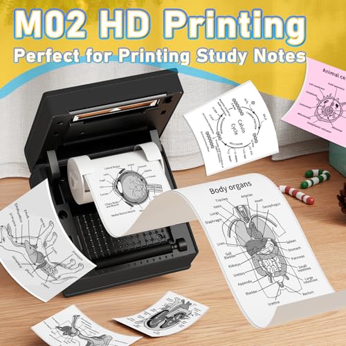 Image of Phomemo Sticker Printer, Inkless Mini Thermal Sticker Printer Machine | Mini Sticker Printer, Mini Printer Sticker Maker, Mini Impresora Portatil, Sticker Printer Maker, Label Maker for Gifts