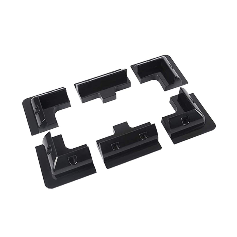 HQSTABS Plastic Corner Bracket Solar Panel Roof Drill-Free Mount for RV, Boats, Motorhomes,Buses