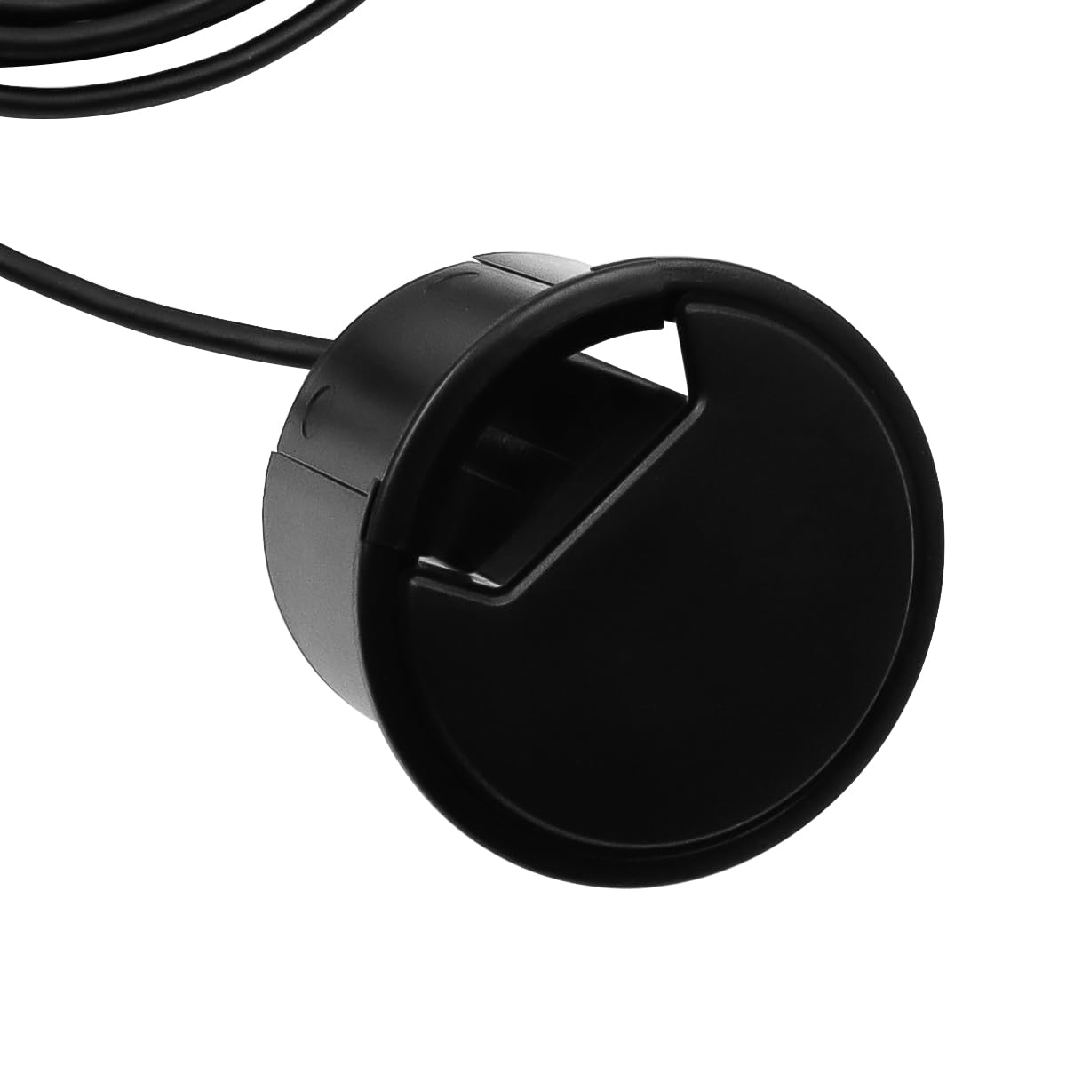 Hub de Bureau USB pour Trou de câble de Bureau de 60 mm Hub USB 5-en-1 avec Port USB 3.0 3,5 mm USB-C