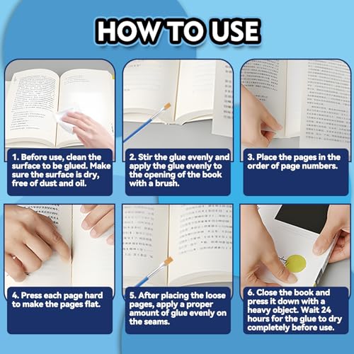 image for Mosconly PH Neutral PVA Glue, 8.5 Oz Art Precision Craft Glue, Archiva