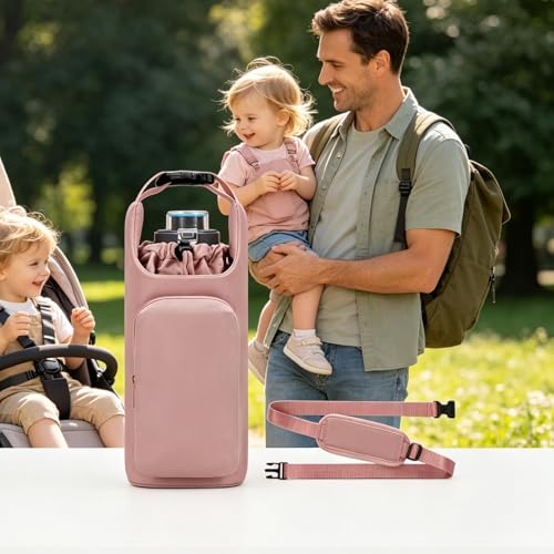 Portabotellas de agua con bolsillo para caminar sin llevar nada en las manos 3