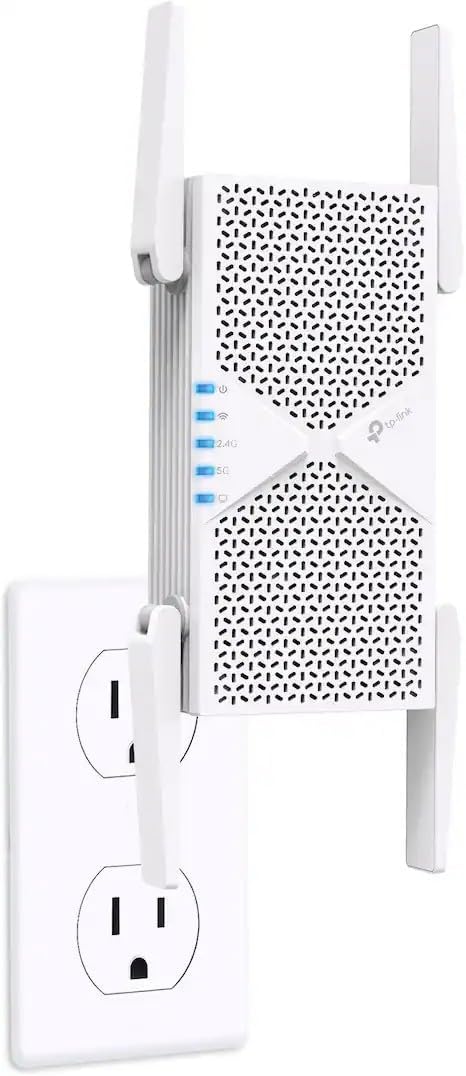 TP-Link - BE6500 Wi-Fi 7 Range Extender - RE405BE Renewed (Renewed)