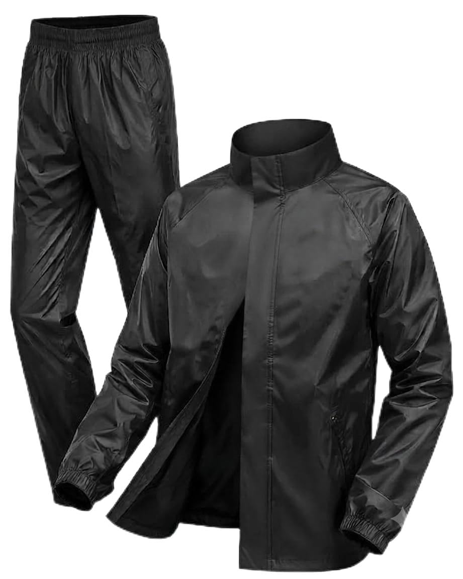4v1 Raincoat for Men Waterproof | Men Rain Jacket Hooded Windproof Lightweight | Full-Length Breathable All-Season Rain Wear | Bike Riding, Motorcycle, Cycling|M17-picture-55