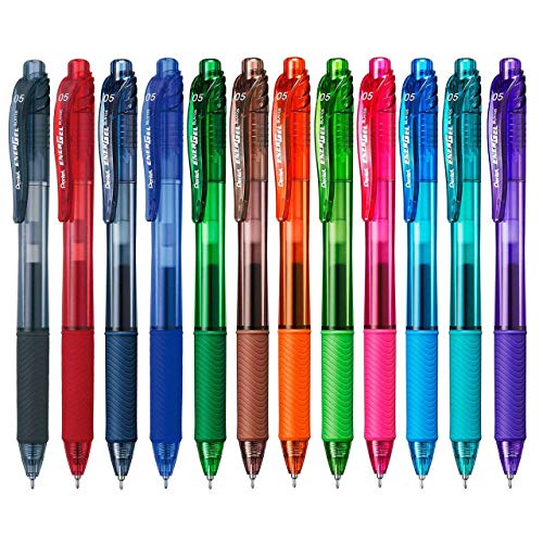 Pentel BLN105-D EnerGel-X Bolígrafo Retráctil Verde 0.5mm miniatura 2