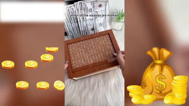 Amazon.com: Cash Vault Wooden Savings Box - Money Box with Target
