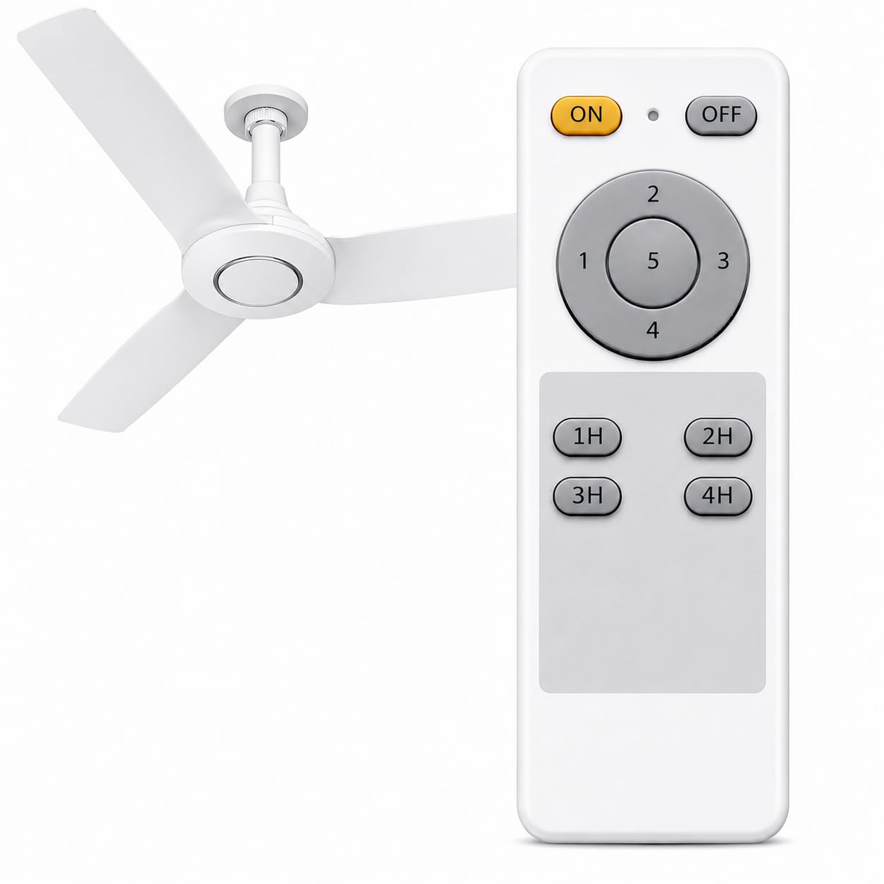 Replacement Remote Control Compatible with Crompton BLDC Ceiling Fan Models | Speed Control | Timer (1H/2H/3H/4H) | ON/Off Functions | No Setup Required | 1 Year Warranty-image-3