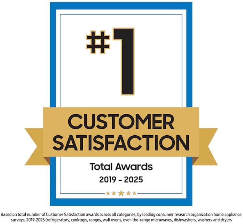 Samsung 23 Cu. Ft. Bespoke Counter Depth 4-Door French Door Refrigerator with Beverage Center, Stainless Steel, RF23BB8600QLAA