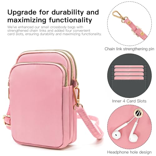Image of YINHEXI Small Crossbody Bags for Women, Mini Cell Phone Wallet Purse, Shoulder Bag for Women and Men
