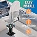 Boat Seat Swivel Base, Replacement Mount for Bass or Jon Boats, Van, Bar Stool, and Chair Accessories, Swivel Bracket and Seat Plate Replacement Parts 1 Pack