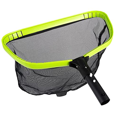 Sepetrel Swimming Pool Leaf Skimmer Rake with Deep Bag,Aluminum Frame & Handle(Pole Not Included)