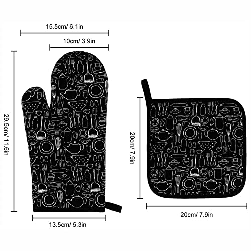 Gants du four longs anti brûlure pour protéger vos avant-bras