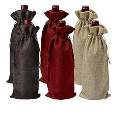 Image of Bozoa Jute Wine Bags 6Pcs. Brand catalog list of Bozoa. 