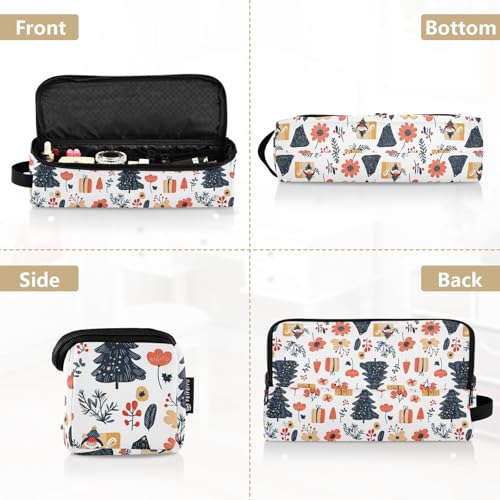 Bolsa de viaje para herramientas de cabello con dibujo de mármol, resistente al calor, para planchas, rizadores y accesorios de cuidado capilar miniatura 5