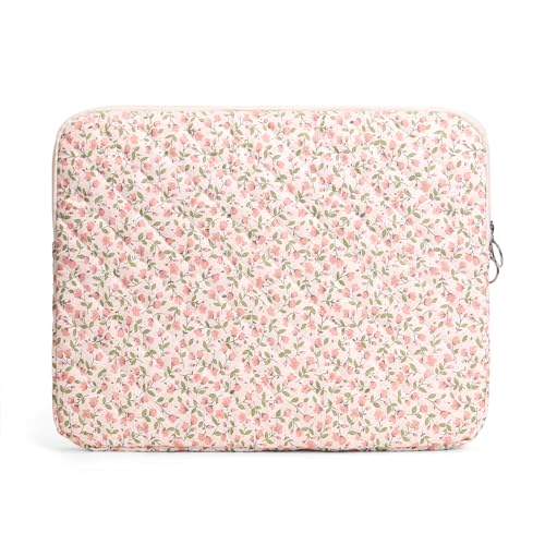 TIAASTAP MacBook Air M3 13 Zoll Hülle MacBook Tasche 13 Zoll Laptoptasche 13 Zoll MacBook Air Hülle Tasche für MacBook Air 15 M3 A3114 M2 A2941 2024 2023 MacBook Zubehör Blumenmuster