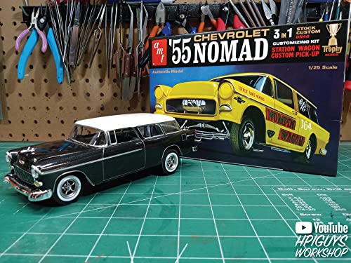 AMT 1955 Chevy Nomad Kit Modelo 1:25 miniatura 5
