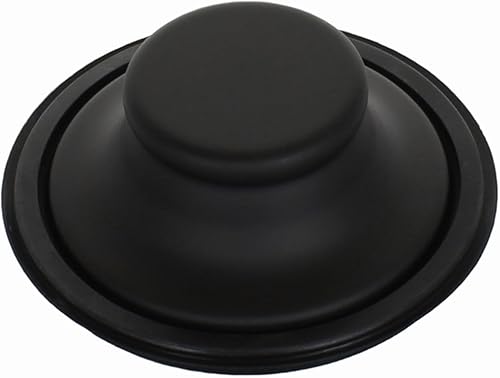 Miniatura 4 de Mr. Scrappy Brida y tapón universal para fregadero de basura negro mate, se adapta a apertura de fregadero estándar de 3-12 pulgadas
