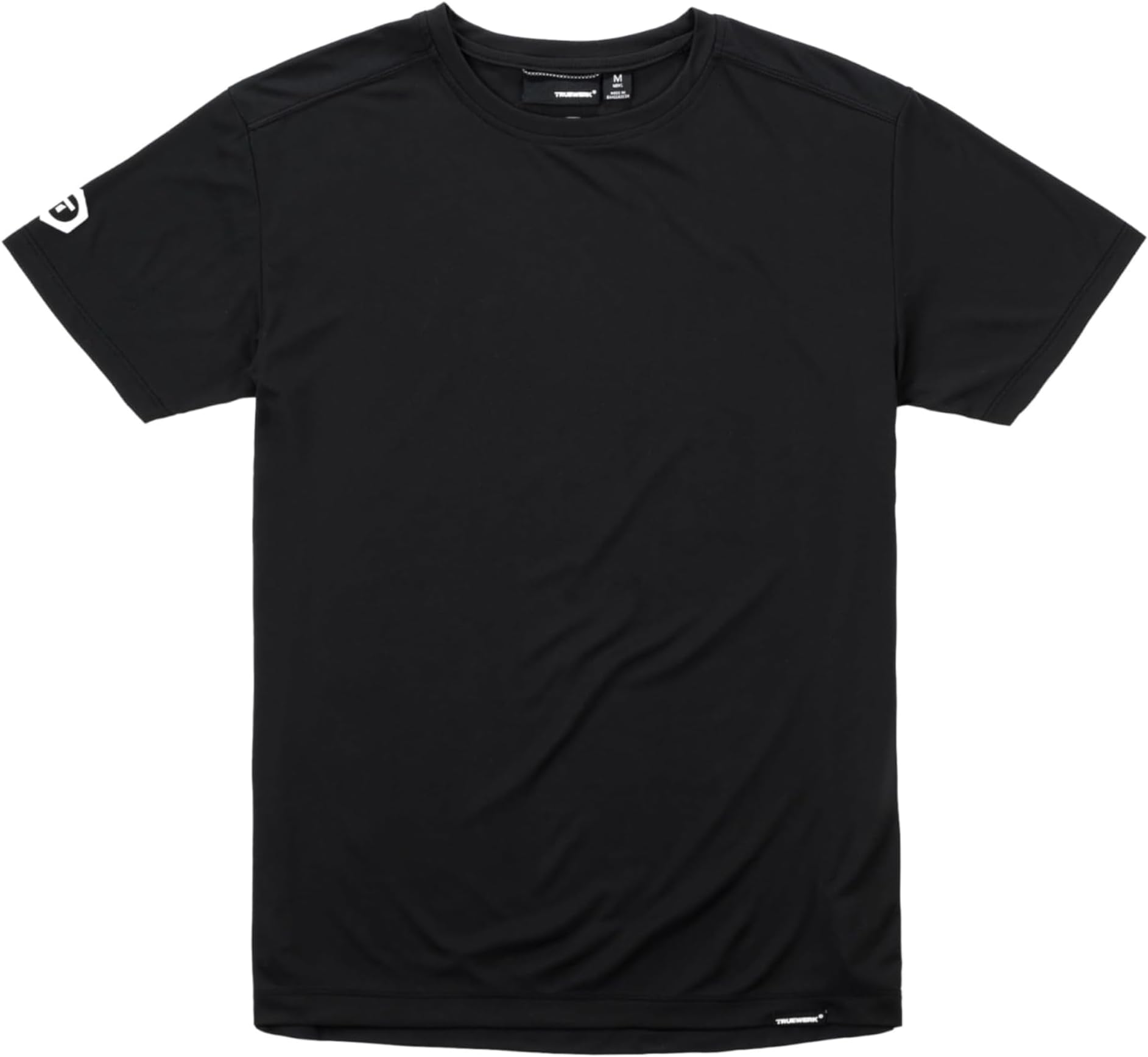 TRUEWERK Men's UPF 50+ Sun Protection Shirt - B1 Short Sleeve Work Tee, Moisture Wicking, Lightweight