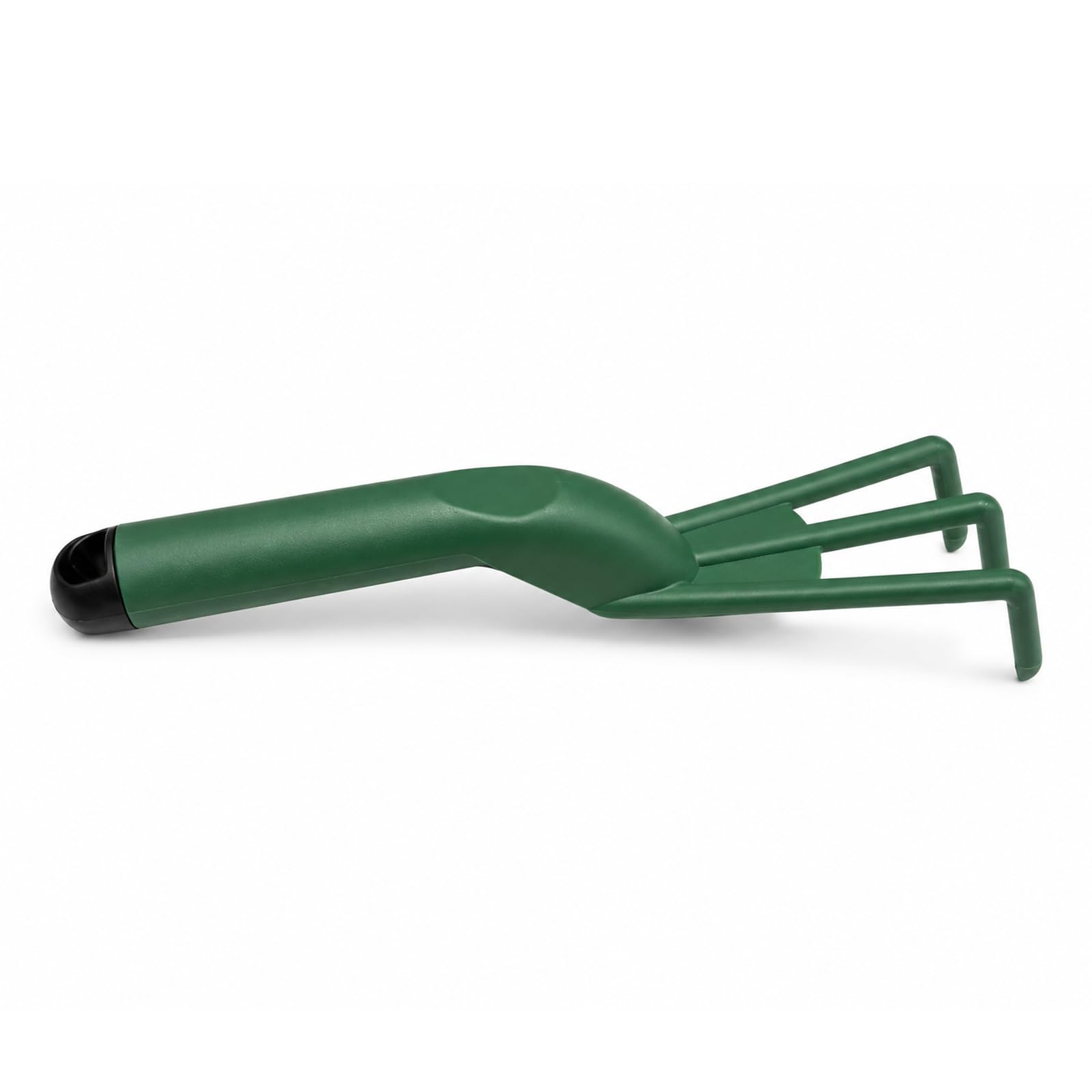 Gardening Hand Tool, Trowel, Hand Rake, Hand Fork, Gardening Tools Ergonomic Handle, Cultivator Spade Handled Tool Garden Rake Leaf Rake (1 x Plastic Green Rake)