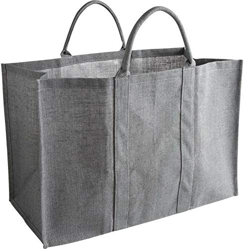 AUBRY GASPARD AG1060S Sac a buches Jute Gris 60x30x40