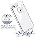 Coolden Clear Case for iPhone 8 iPhone 7 SE 2022, Hybrid Protective Dual Layer Shockproof Case with Hard PC Bumper Soft TPU Back for 4.7 Inches iPhone 6 6S 7 8 SE 2nd, Transparent
