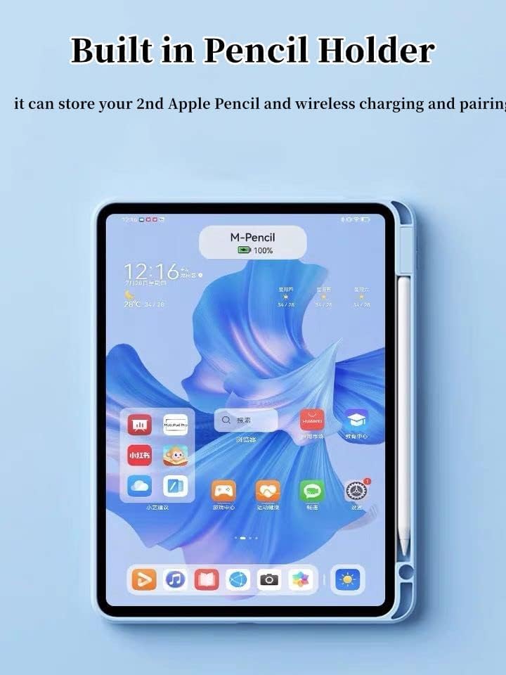 Miniatura 6 de Funda para teclado de 10 generación para iPad de 10.9 pulgadas 2022  Funda inteligente giratoria con teclado táctil desmontable para tablet  Funda